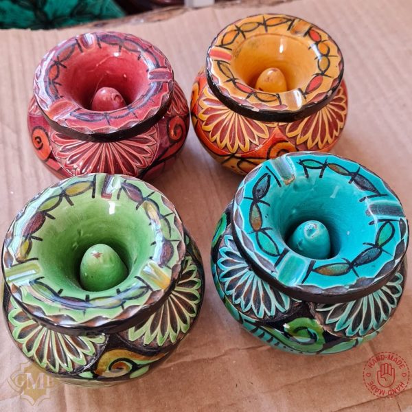 Handmade Cute Ceramic Moroccan Ashtray